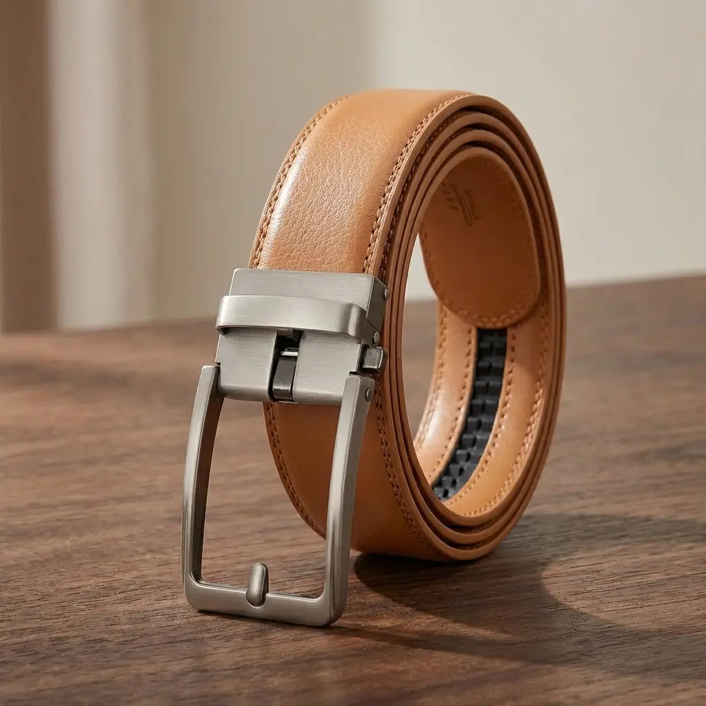 No-Hole Belt | Light Brown
