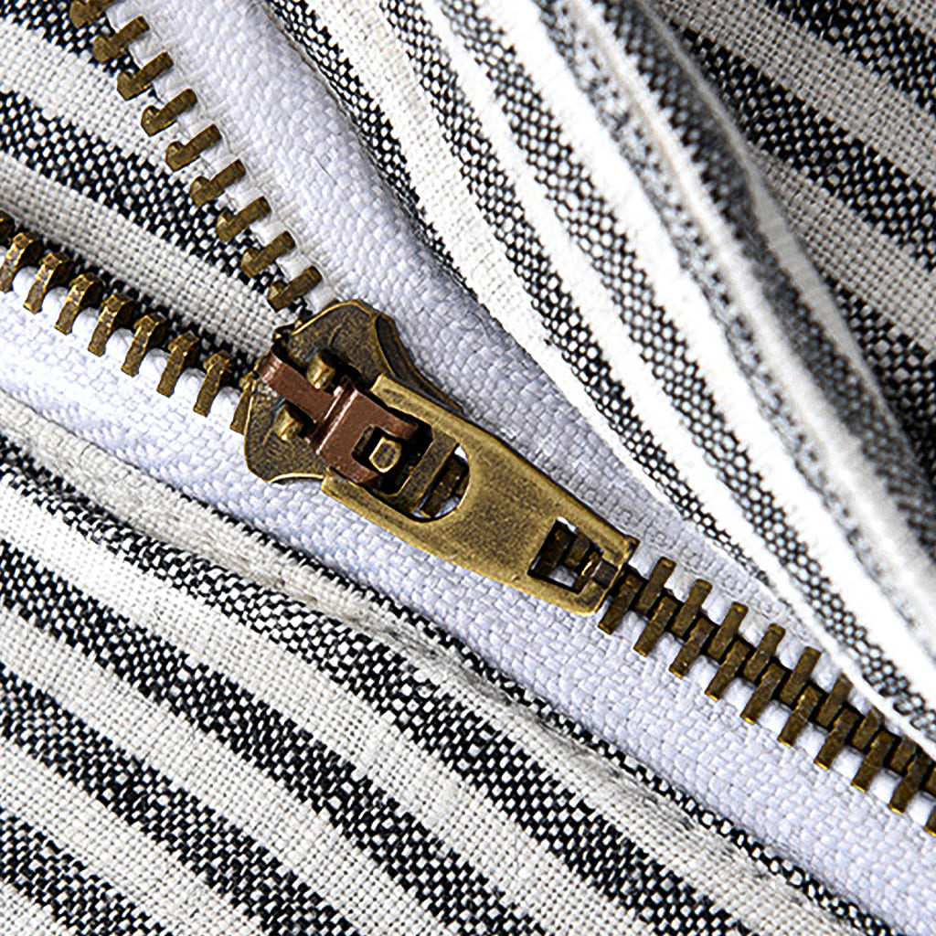 Men's Striped Linen Shorts - Veltic