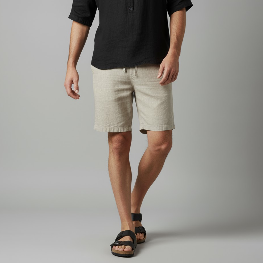 Men's Linen Shorts - Veltic