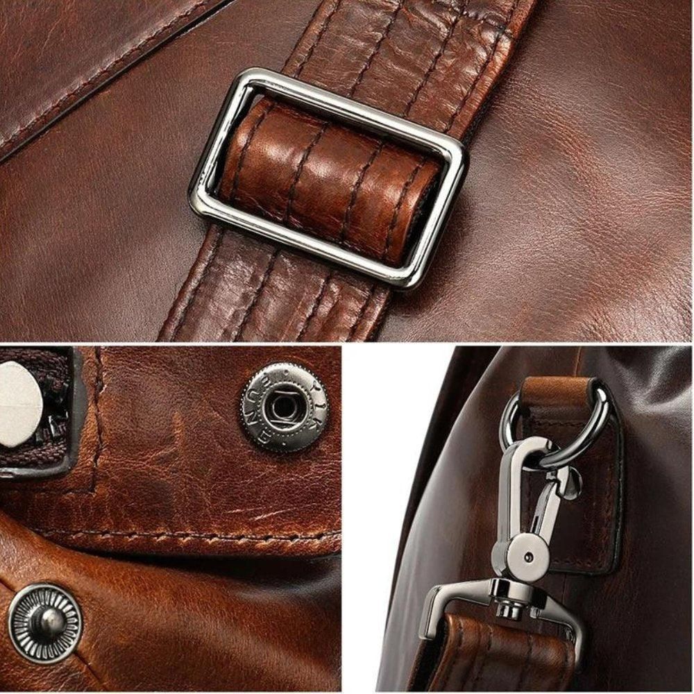 Veltic Trenthor Leather Travel Bag - Veltic