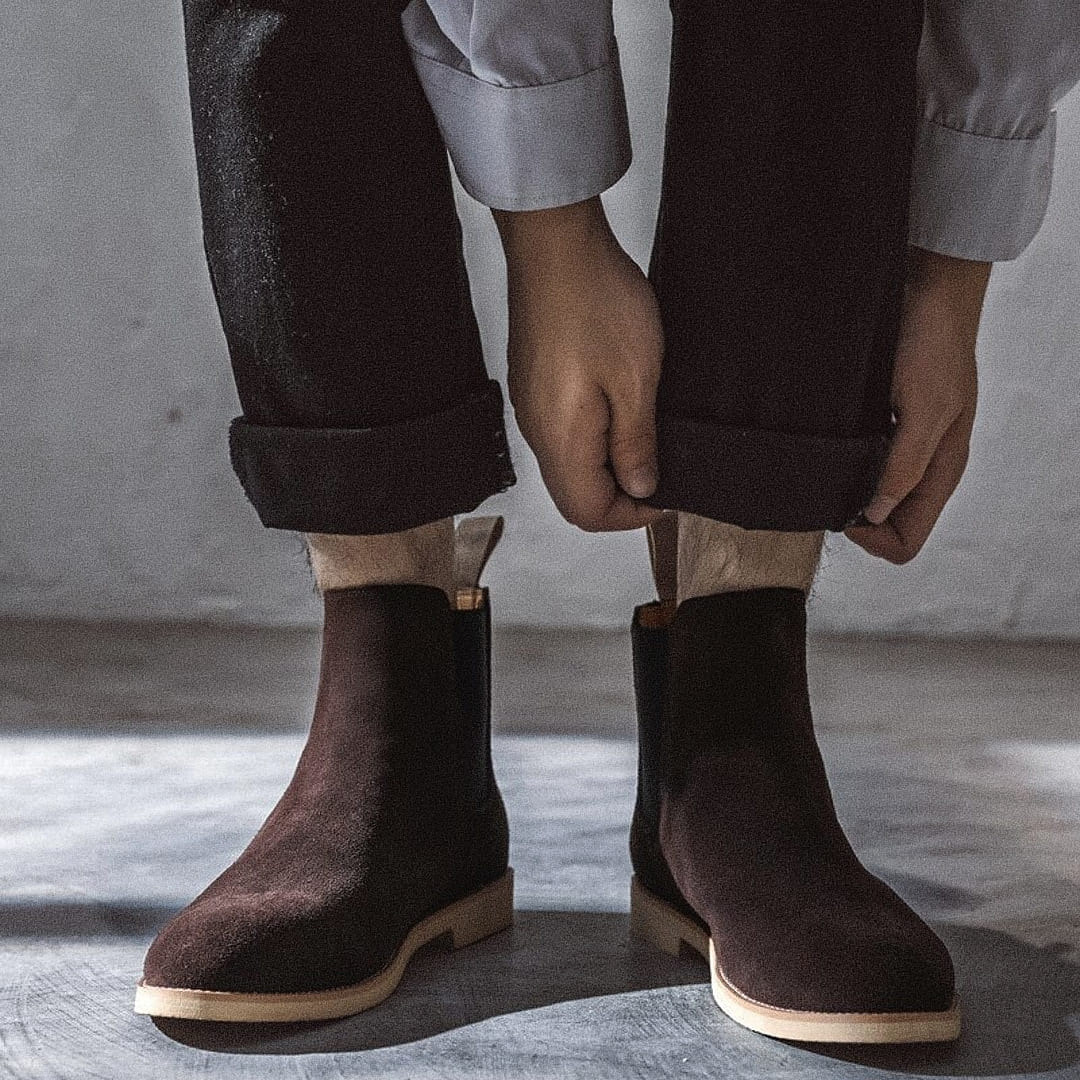 Men's Camden Leather and Suede Chelsea Boot - Veltic
