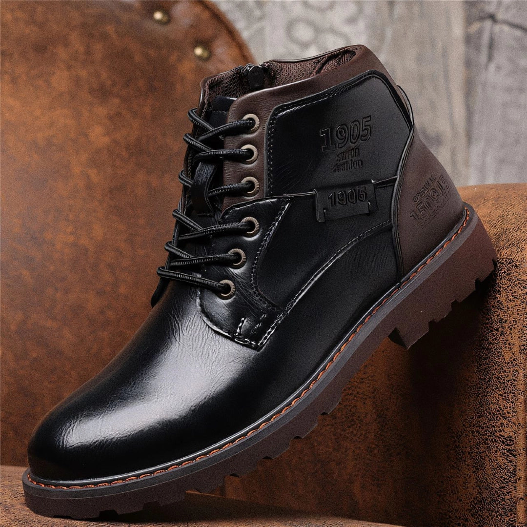 Men's Worker 1905 Structured Leather Boot - Veltic