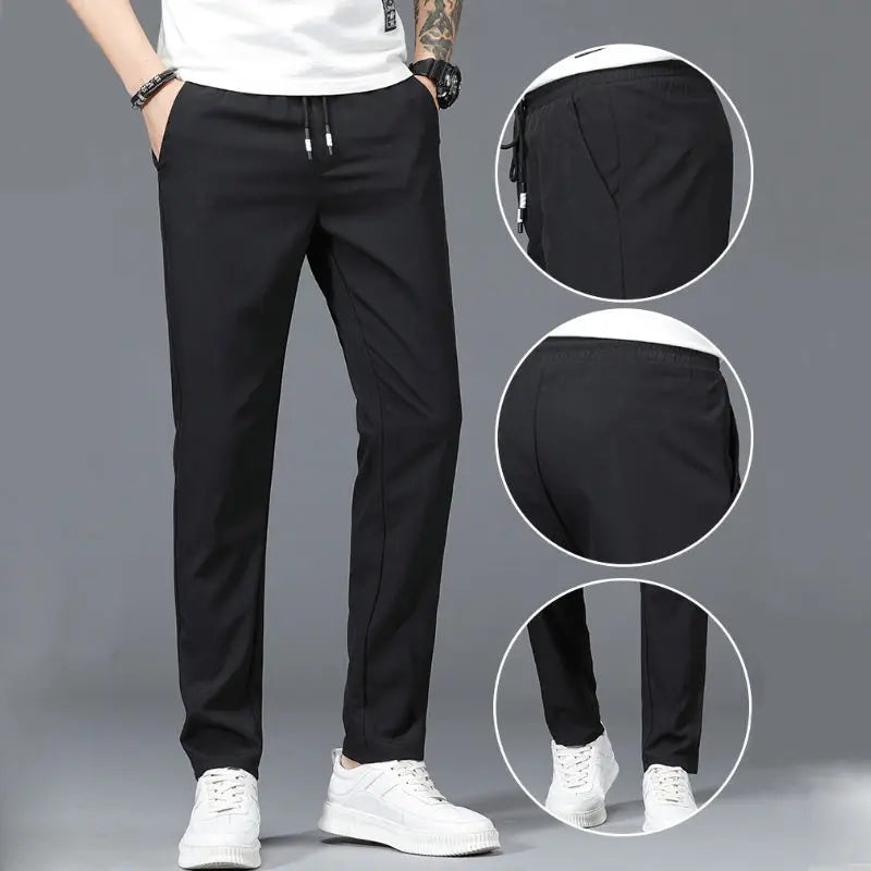 Men's Slim Dress Trousers - Veltic
