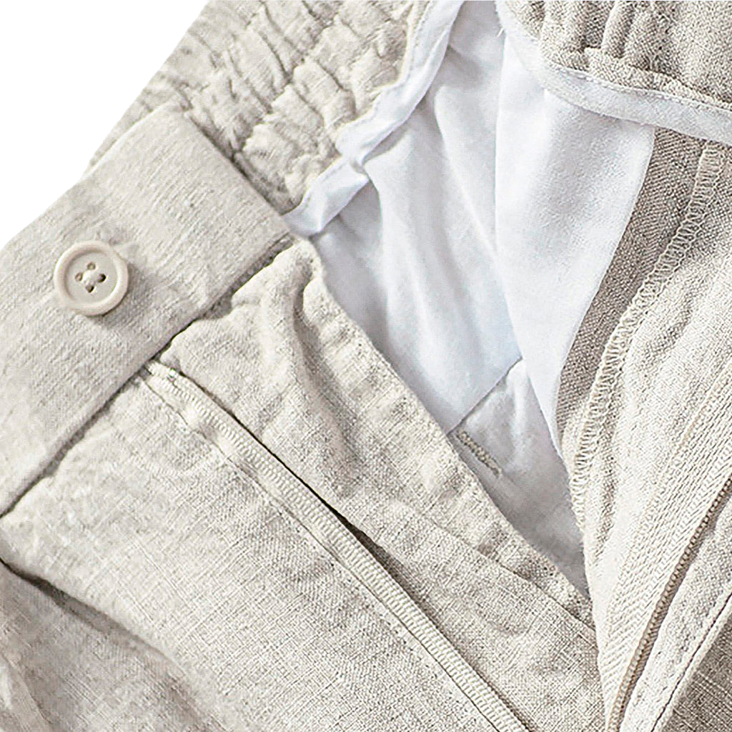 Men's Linen Trousers Noronha - Veltic