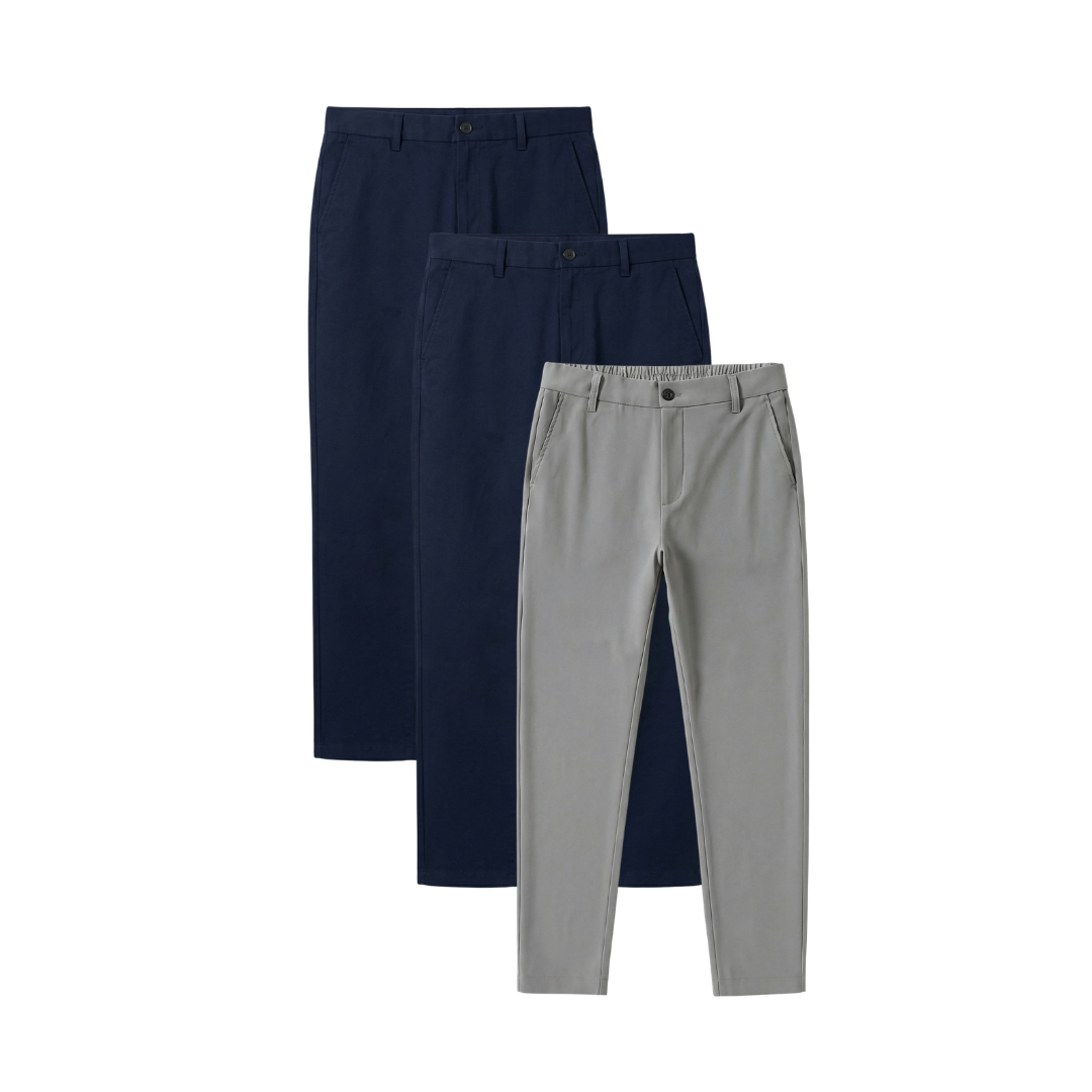 Men's Lightweight Tailored Trousers | Buy 3 Pay for 2 - Veltic