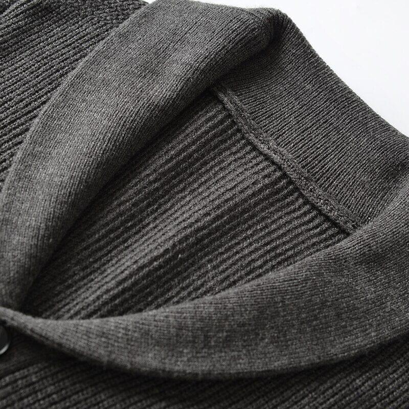 Men's V-Neck Merino Wool Cardigan - Veltic