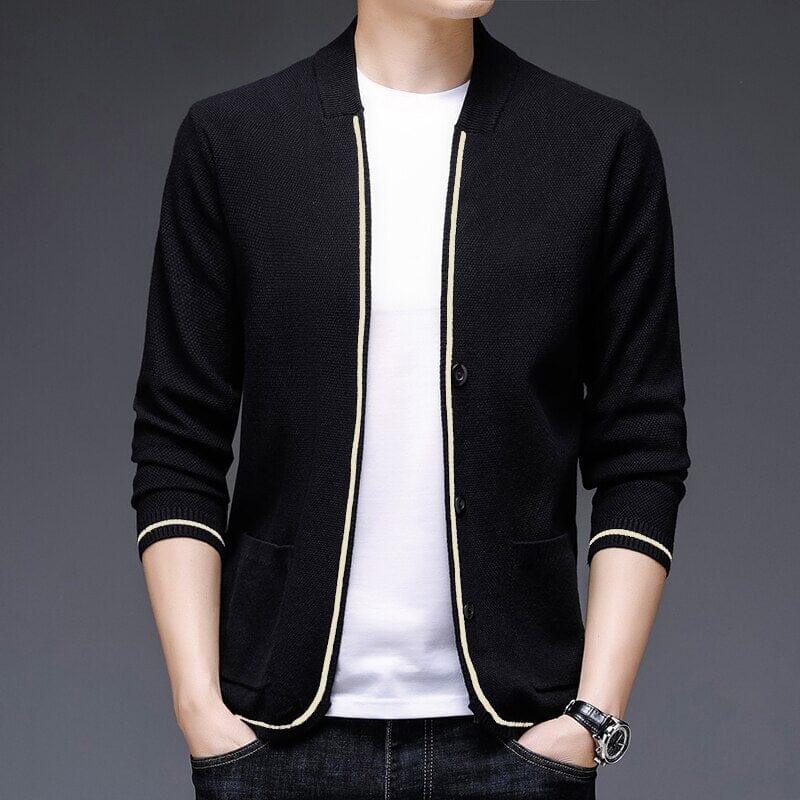 Men's Slim Knit Cardigan - Veltic