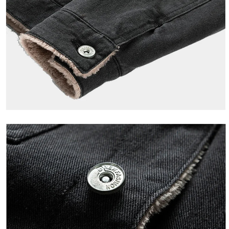 Men's Lined Denim Jacket Savoy - Veltic