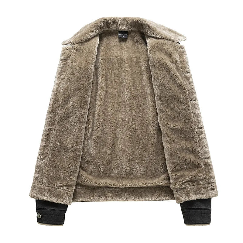 Men's Lined Denim Jacket Savoy - Veltic