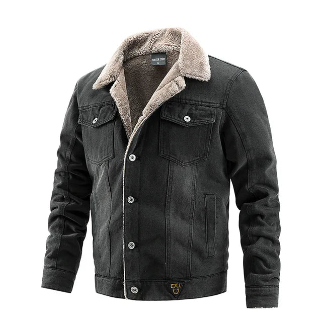 Men's Lined Denim Jacket Savoy - Veltic