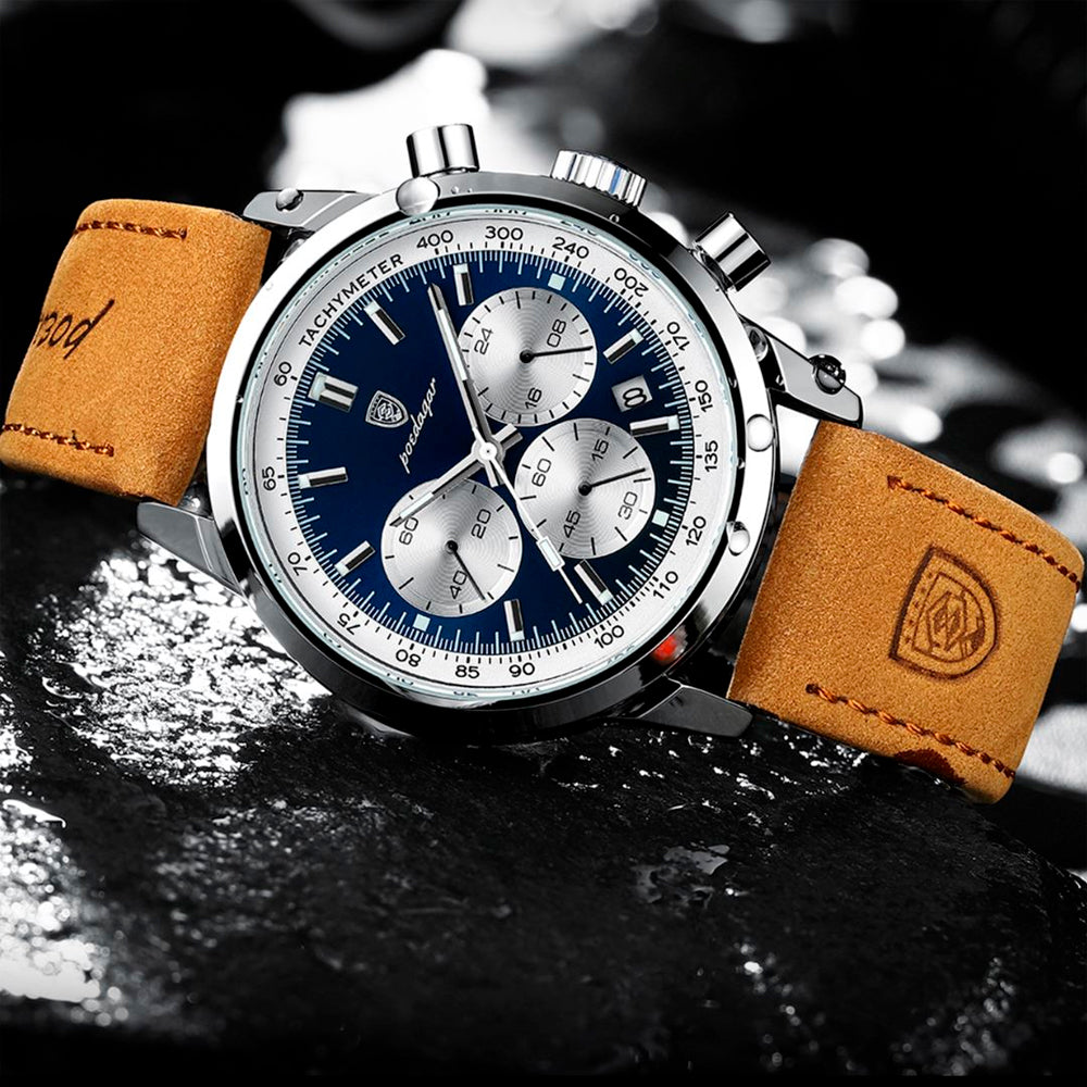 Veltic Men's Watch with Leather Strap - Veltic