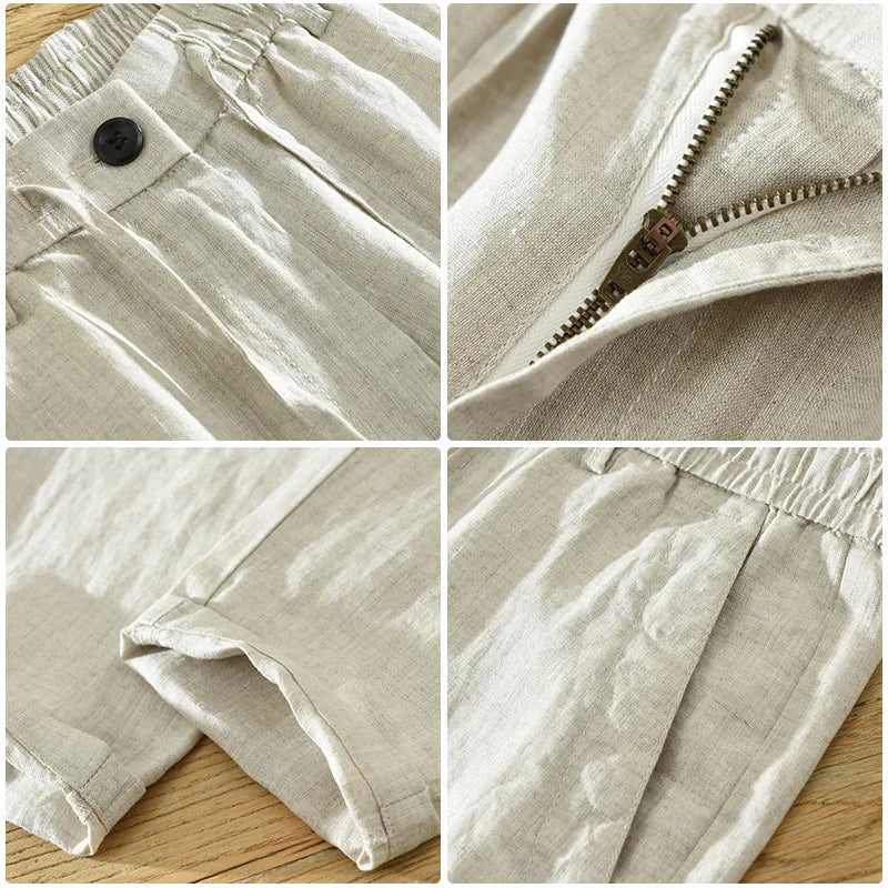 Men's Linen Trousers San Marin - Veltic