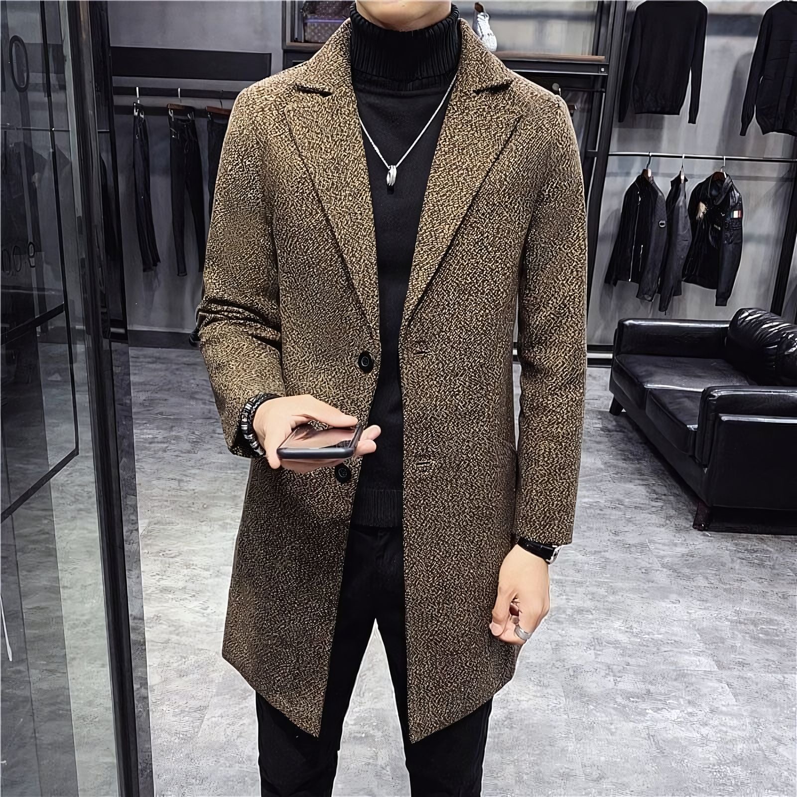Veltic Men's Overcoat Renvor - Veltic