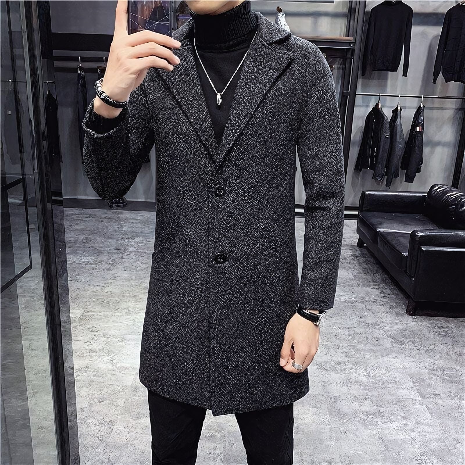 Veltic Men's Overcoat Renvor - Veltic