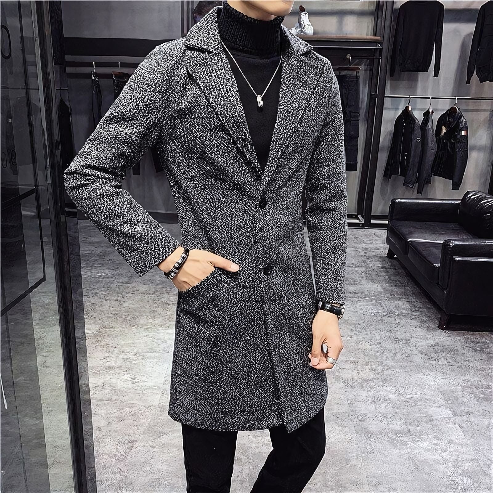 Veltic Men's Overcoat Renvor - Veltic