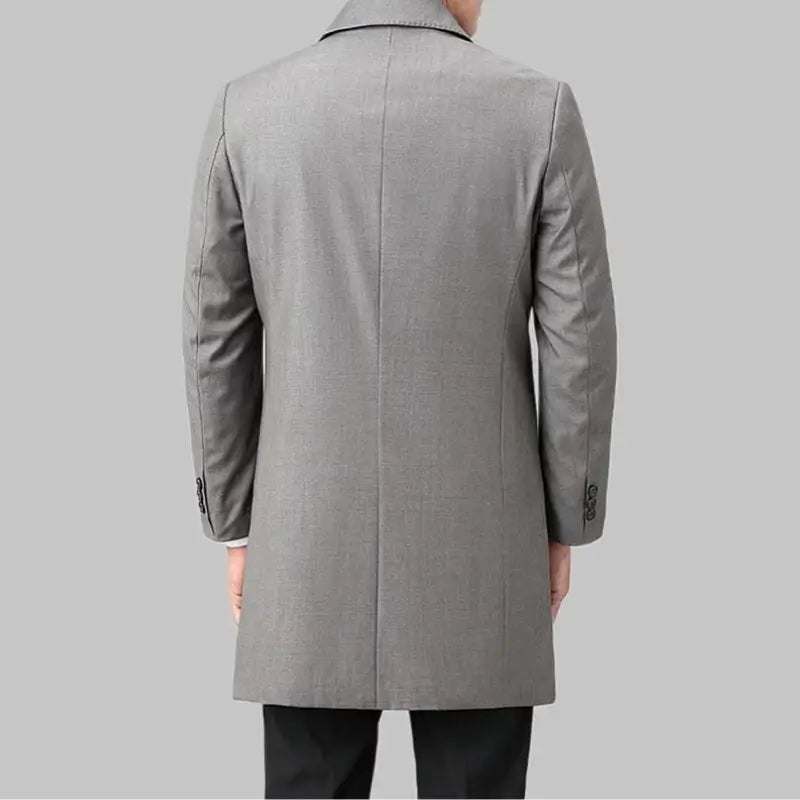Veltic Men's Formal Overcoat with Clean Finish - Veltic