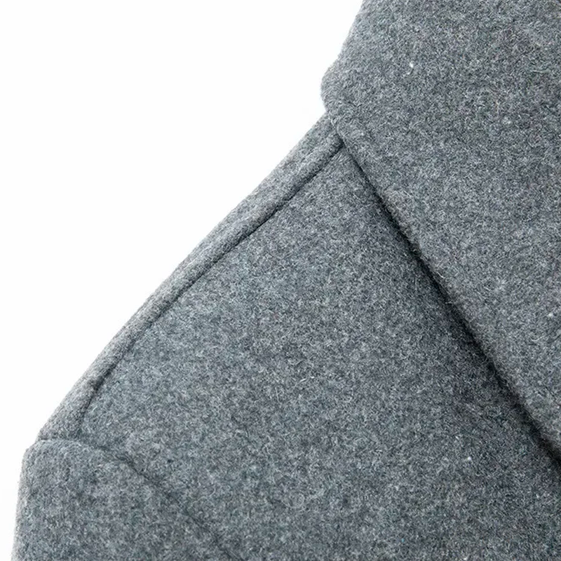 Men's Short Denmark Wool Overcoat - Veltic