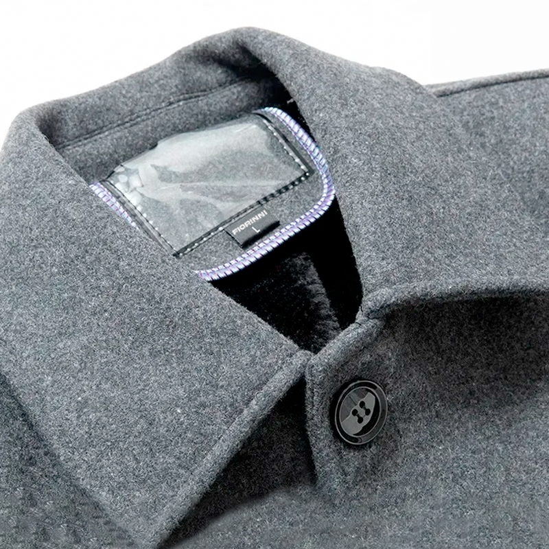 Men's Short Denmark Wool Overcoat - Veltic