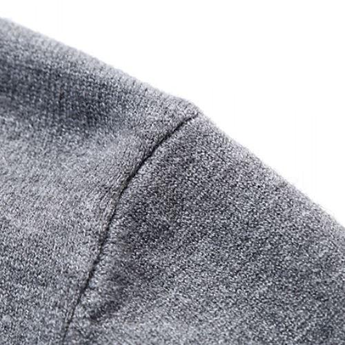 Men's Semi-High Collar Quarter-Zip Sweater Eston - Veltic