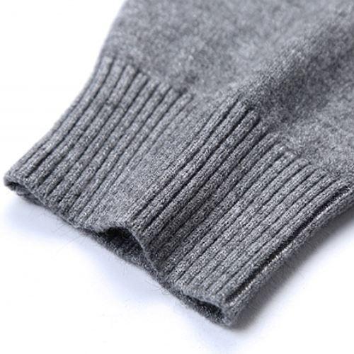 Men's Semi-High Collar Quarter-Zip Sweater Eston - Veltic