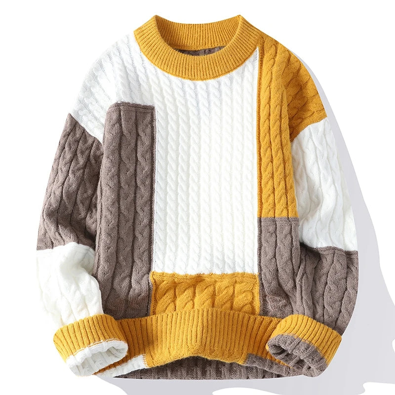 Veltic Men's Casual Lightweight Knit Sweater Street - Veltic