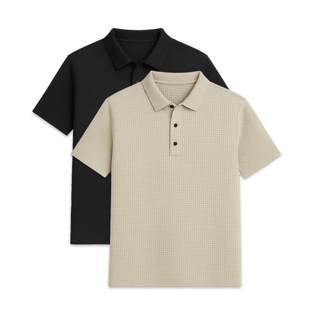 Set of 2 Premium Tech Polo Shirts - Veltic