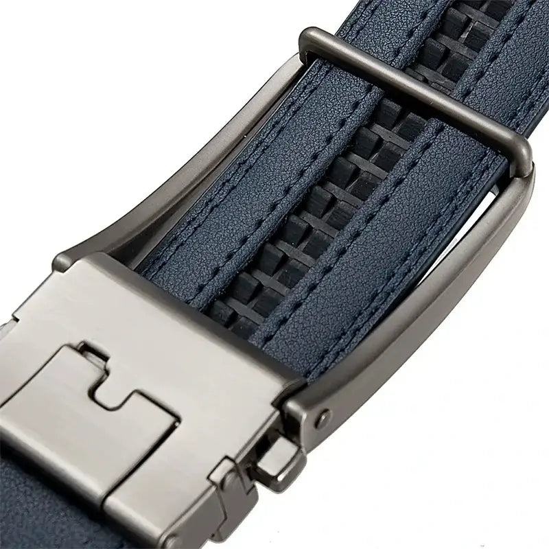 No-Hole Belt | Blue