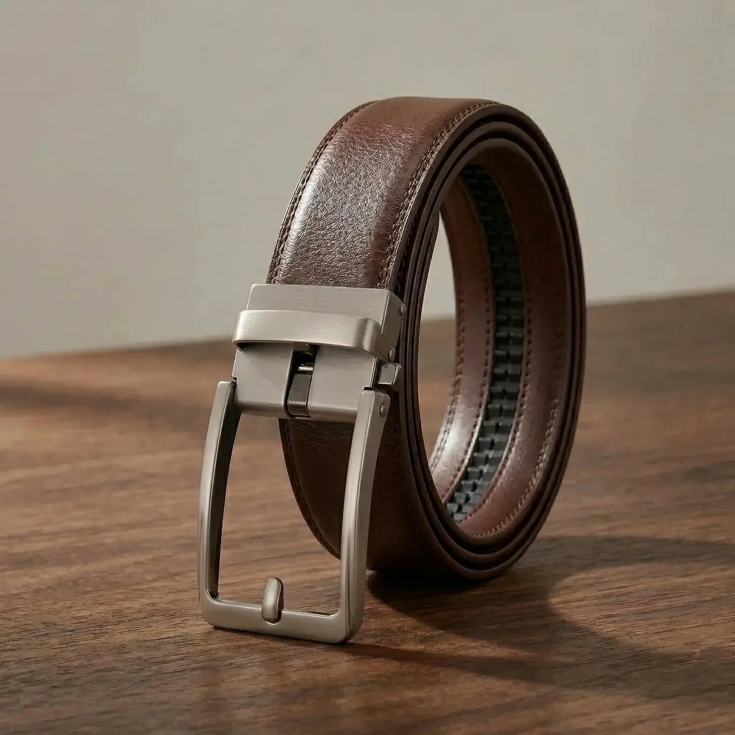 No-Hole Belt | Brown