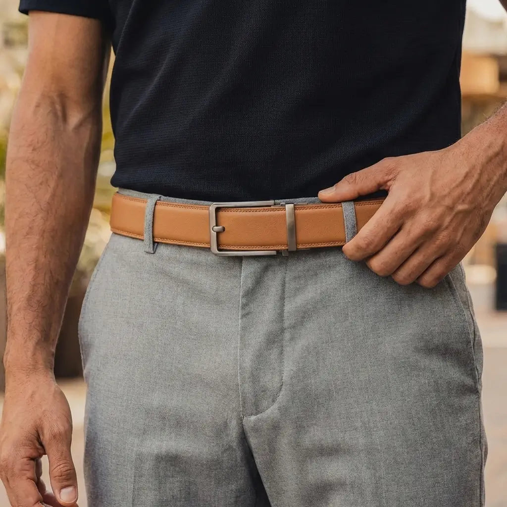 No-Hole Belt | Light Brown