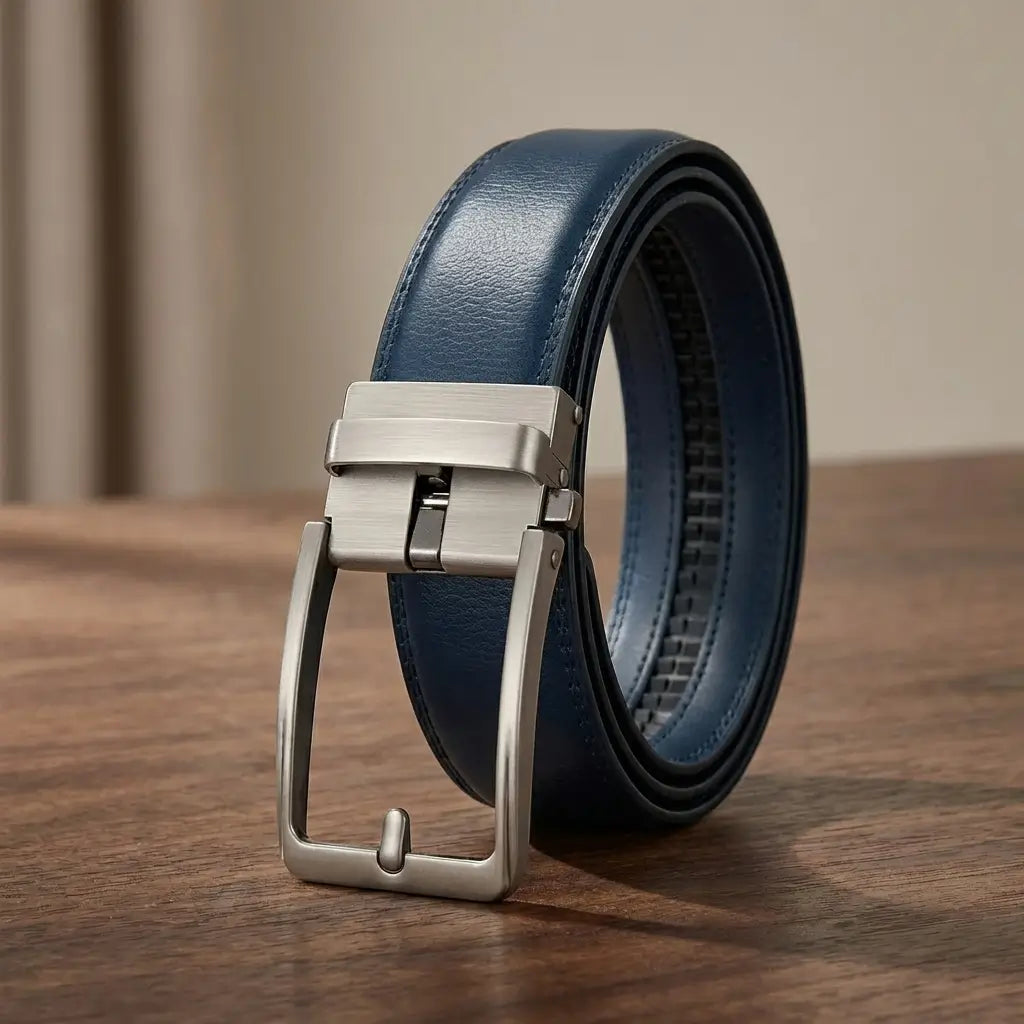 No-Hole Belt | Blue