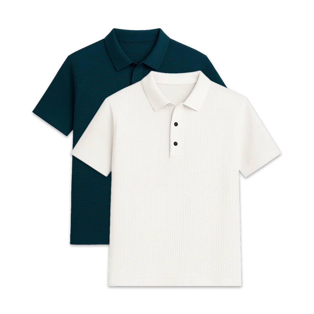 Set of 2 Premium Tech Polo Shirts - Veltic