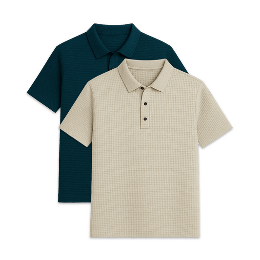 Set of 2 Premium Tech Polo Shirts - Veltic