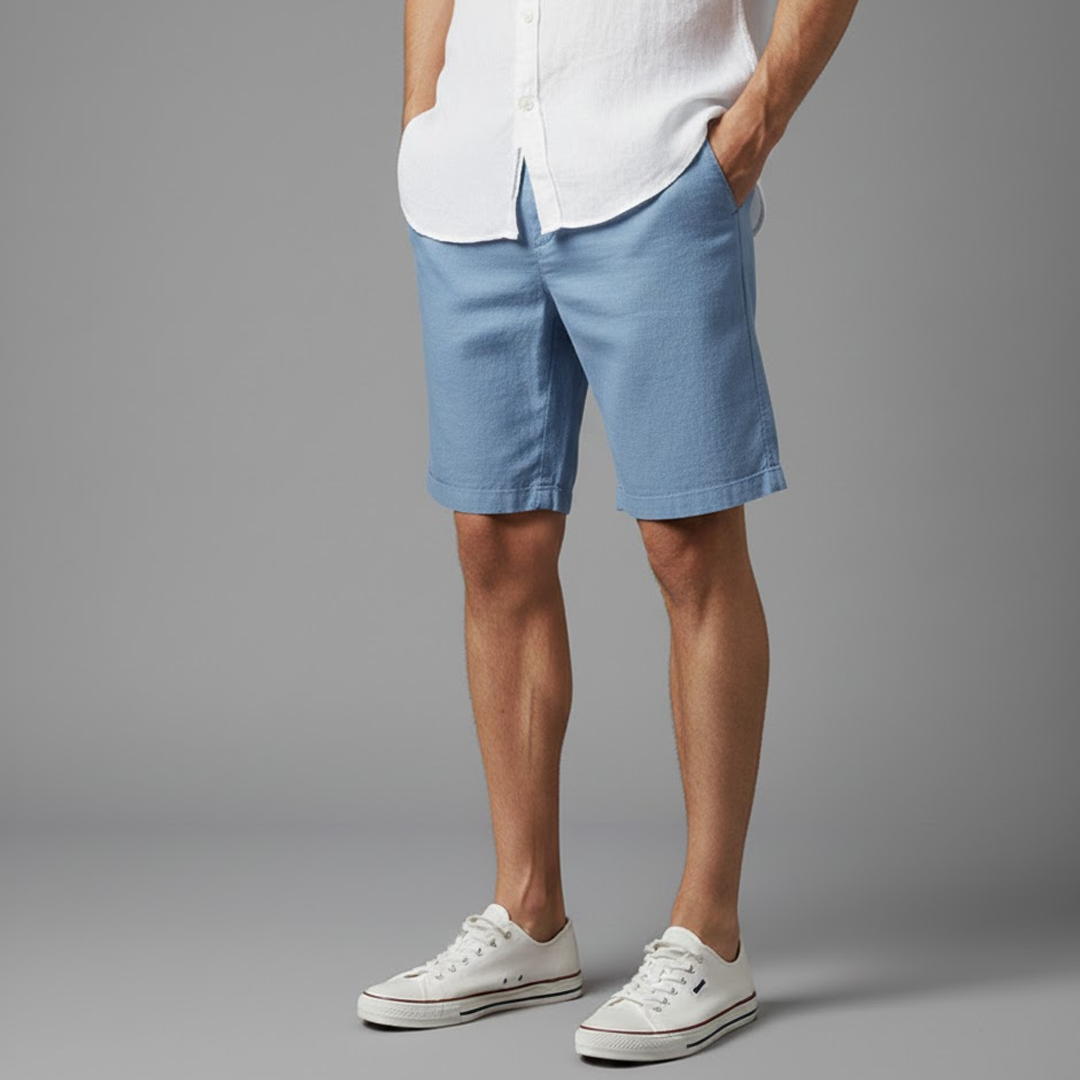 Men's Phuket Linen Shorts - Veltic