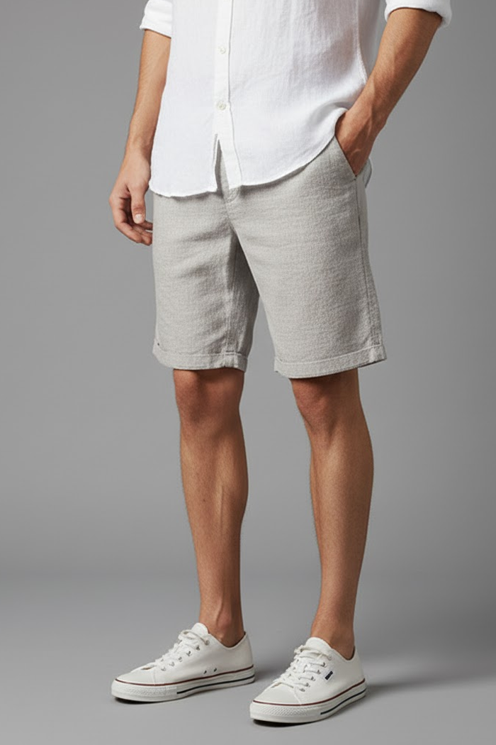 Men's Phuket Linen Shorts - Veltic