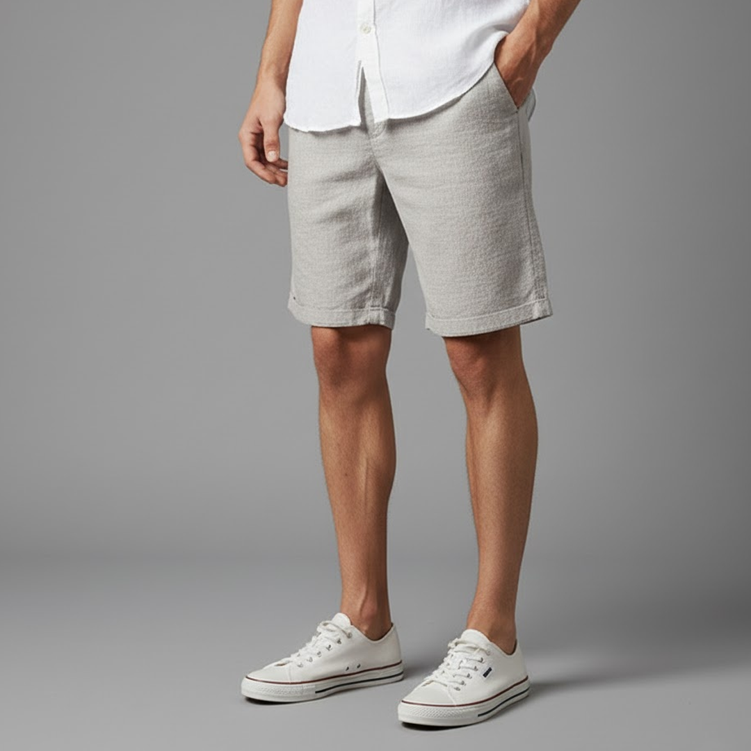 Men's Phuket Linen Shorts - Veltic