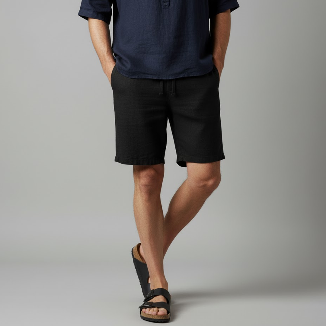 Men's Linen Shorts - Veltic