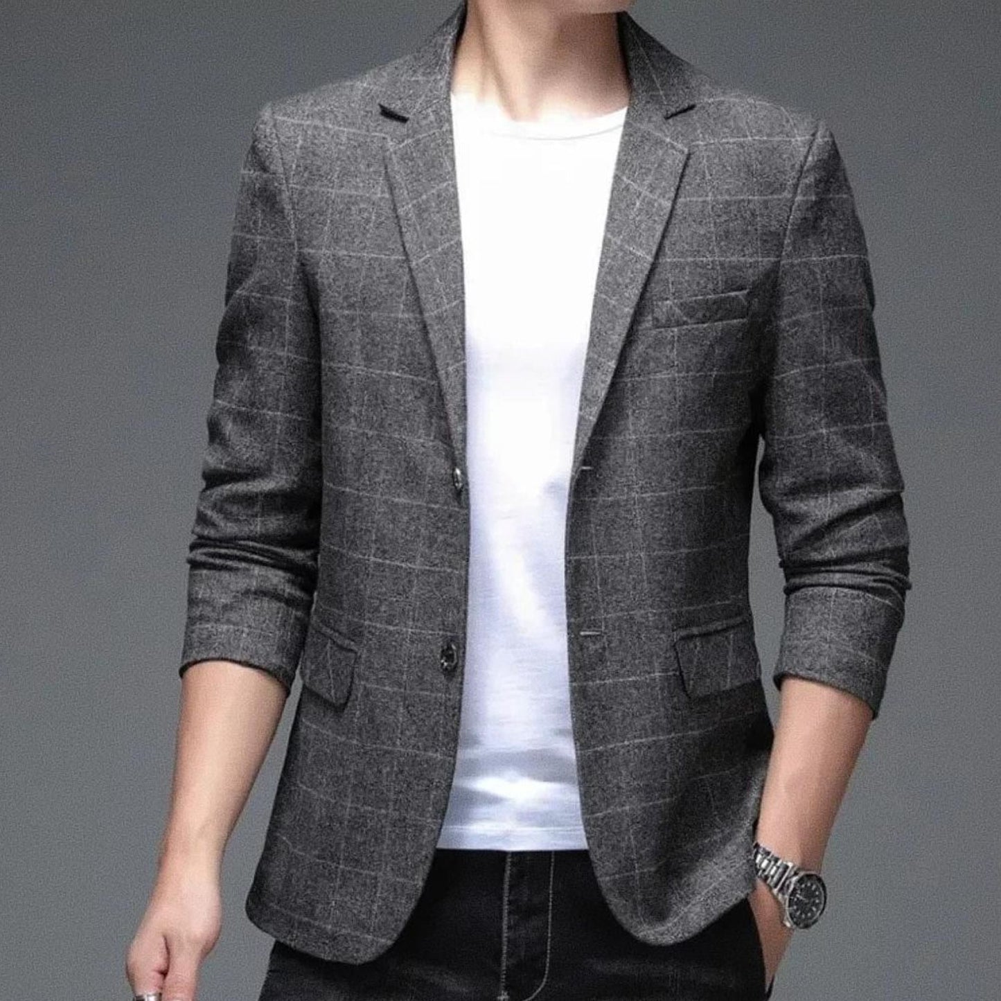 Men's Slim Fine Sport Blazer - Veltic