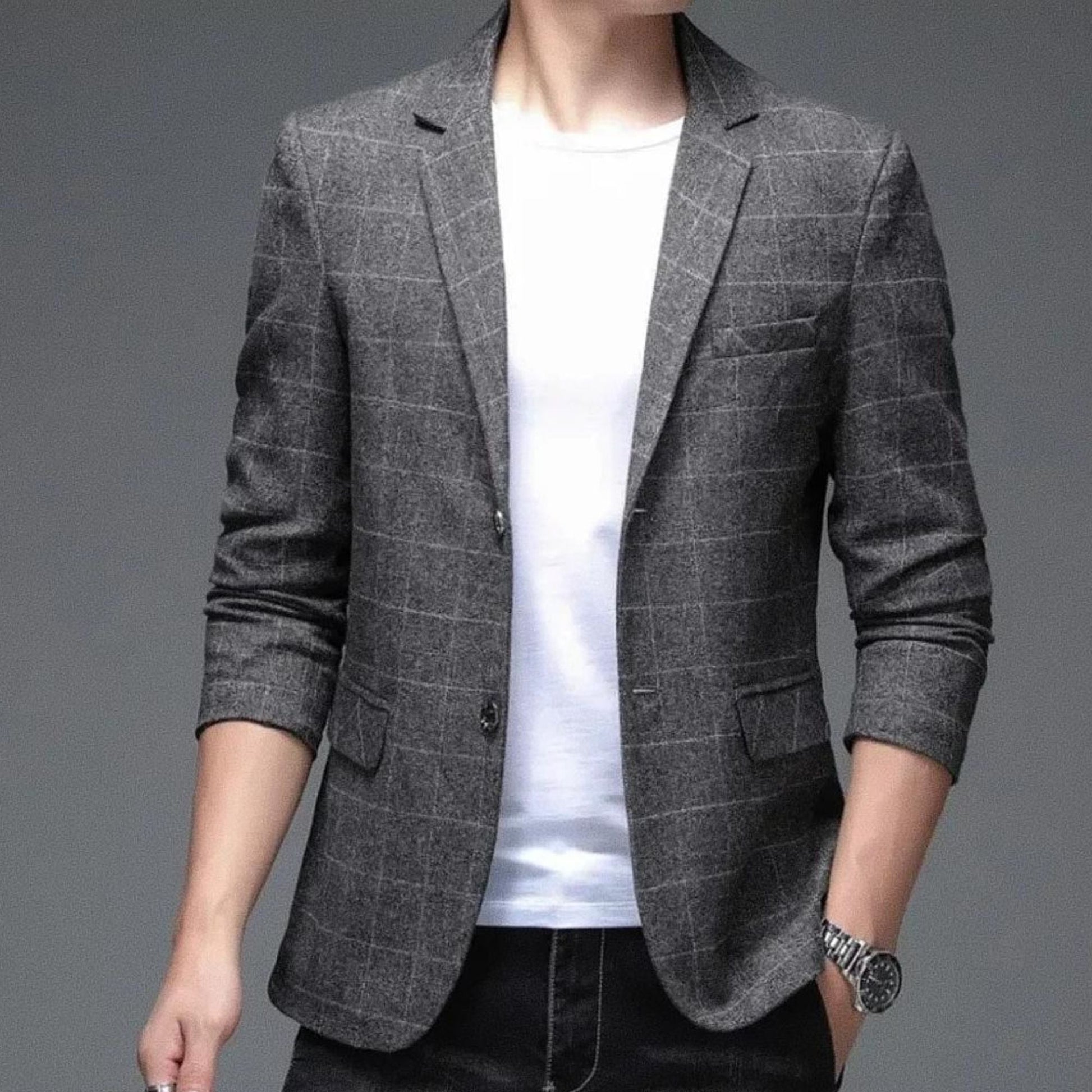 Men's Slim Fine Sport Blazer - Veltic