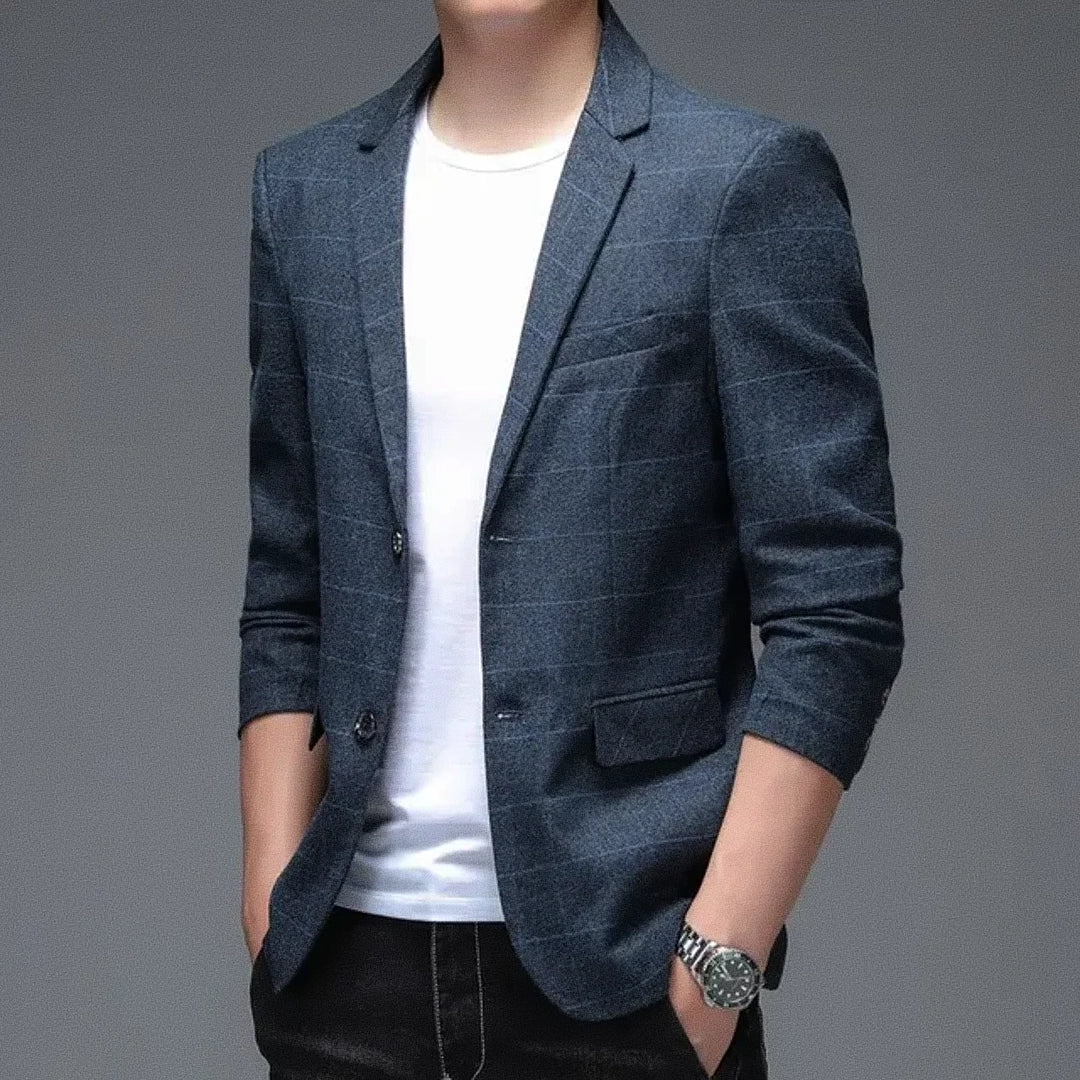 Men's Slim Fine Sport Blazer - Veltic