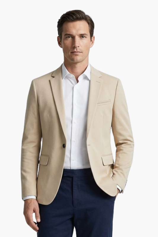 Men's Carlsen Slim Blazer with Tailored Fit - Veltic