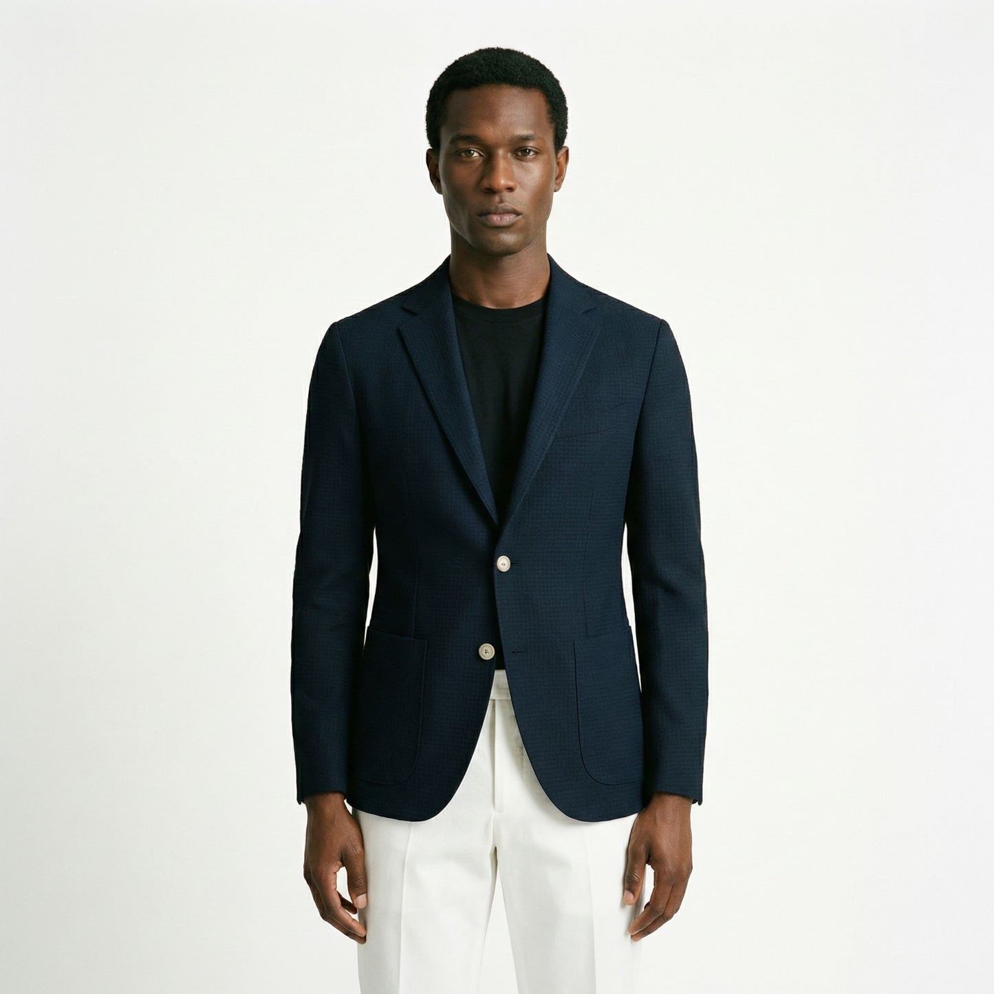 Men's Noble Slim Blazer with Notched Lapel - Veltic
