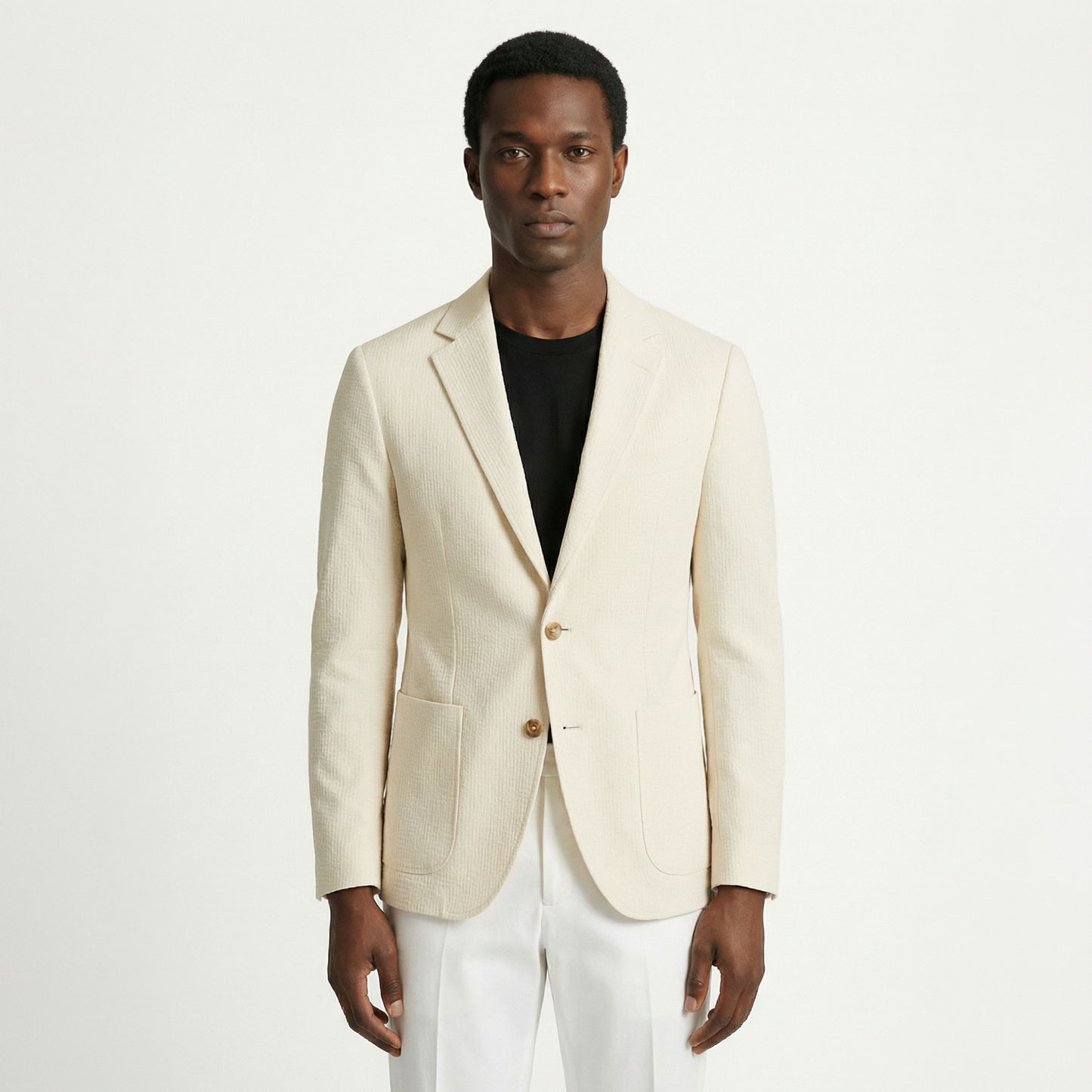 Men's Noble Slim Blazer with Notched Lapel - Veltic