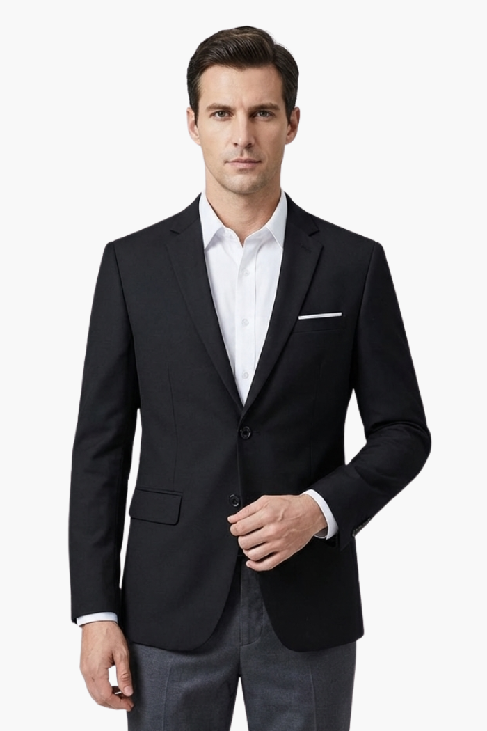 Men's Slim Social Blazer with Tailored Cut - Veltic
