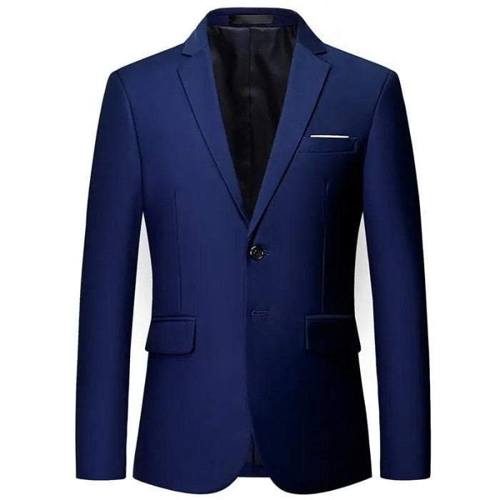 Men's Slim Social Blazer with Tailored Cut - Veltic