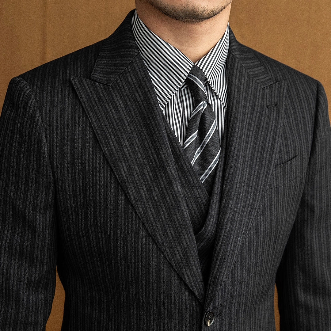 Men's Striped Blazer Veltic F001 - Veltic