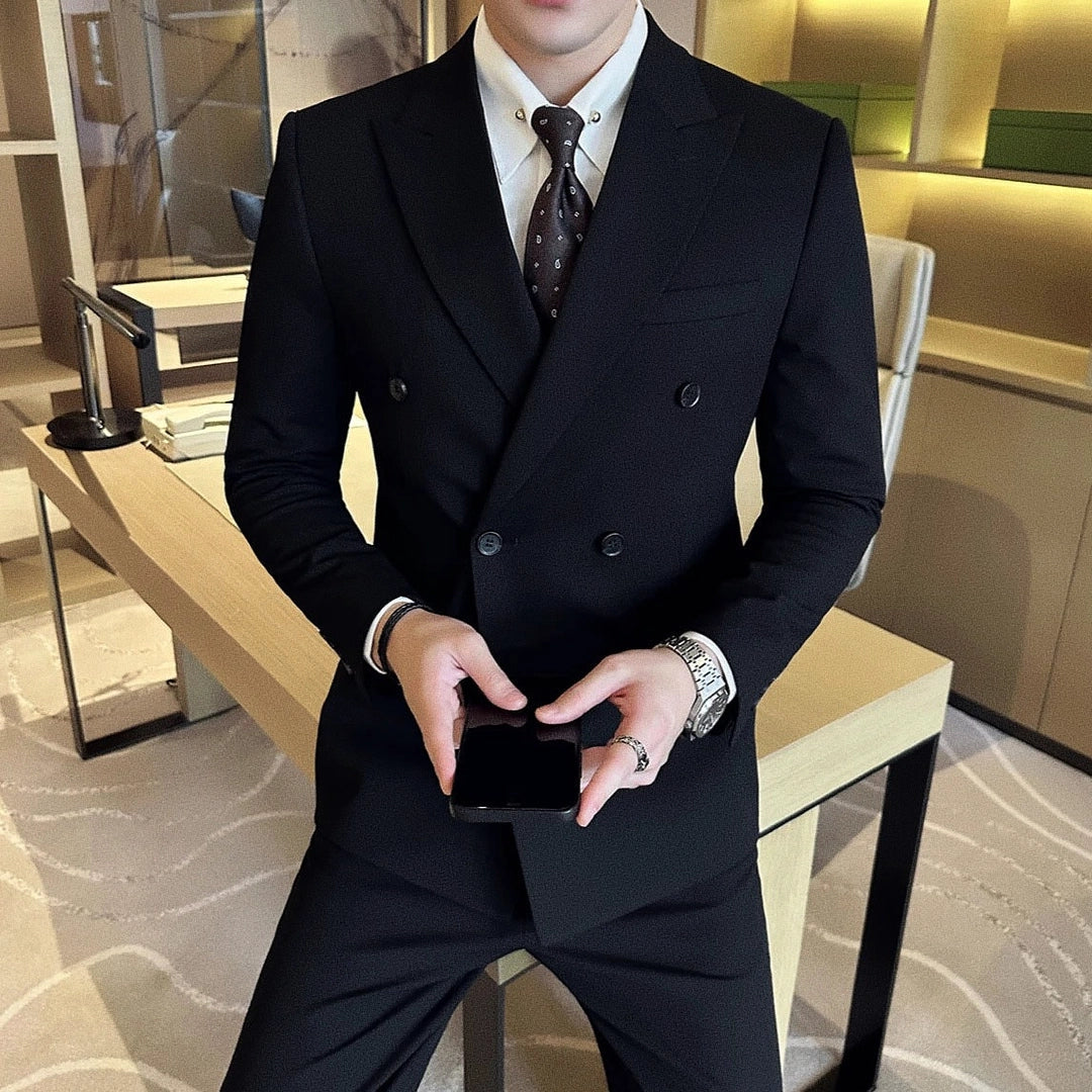Men's Double-Breasted Blazer Veltic F015 - Veltic