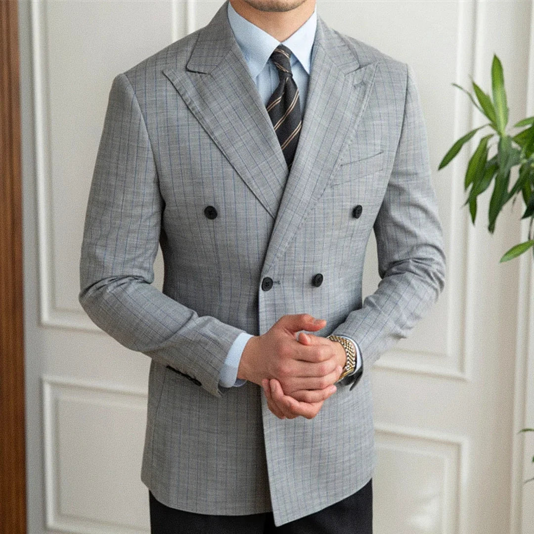 Men's Double-Breasted Blazer Veltic F009 - Veltic