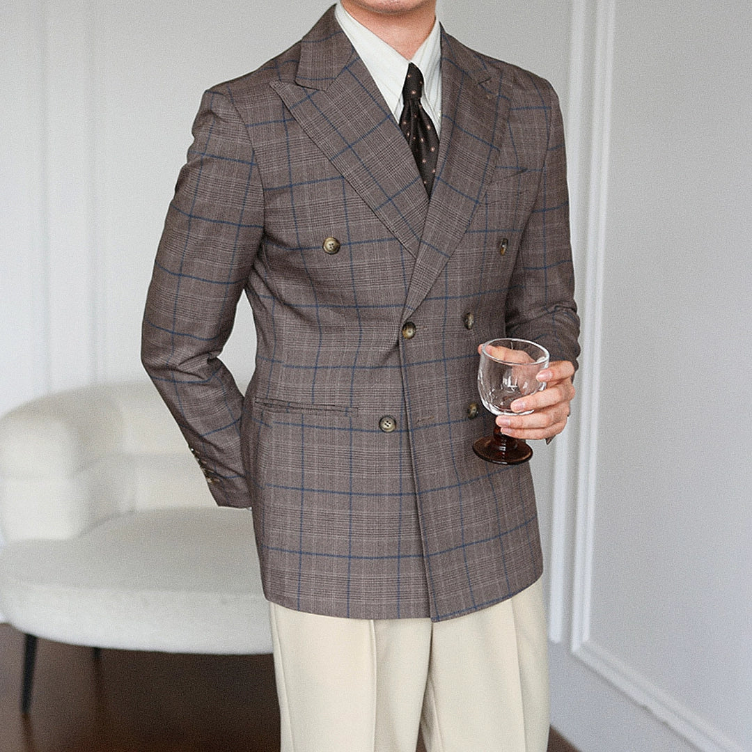 Men's Double-Breasted Blazer Veltic F004 - Veltic