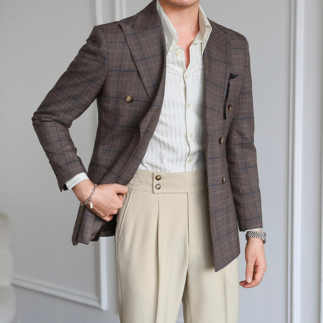 Men's Double-Breasted Blazer Veltic F004 - Veltic