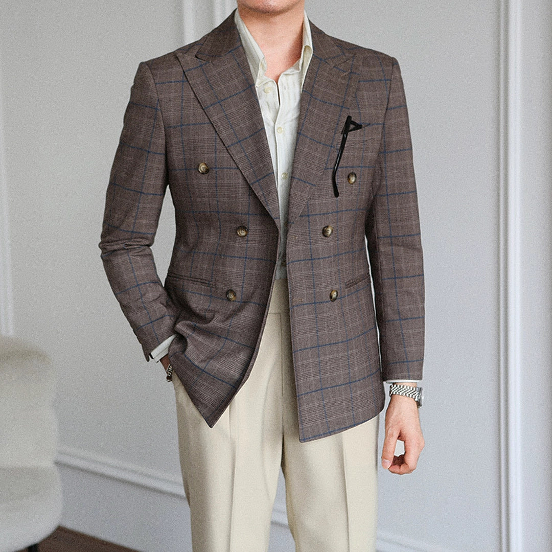 Men's Double-Breasted Blazer Veltic F004 - Veltic